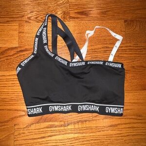 Gymshark Black Racerback Sports Bra